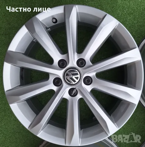 Продавам 4бр оригинални 17-ки джанти за Фолксваген Пасат, Голф 5,6,7, Туран,Кади, снимка 8 - Гуми и джанти - 49260376