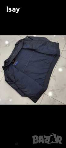 Мъжко пролетно есенно яке ЛОРО ПИАНА в тъмно син цвят , снимка 2 - Якета - 52204213