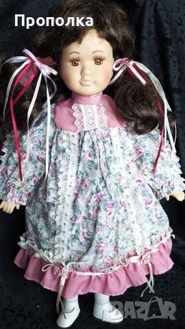 Порцеланова кукла - 40см, снимка 2 - Кукли - 53865277