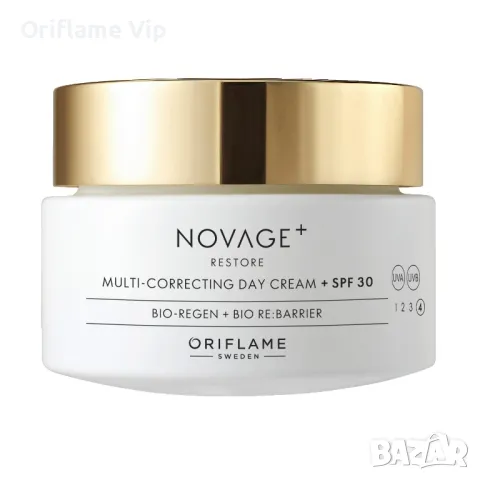 Коригиращ дневен крем Novage+ Restore SPF 30, снимка 1 - Козметика за лице - 49375022