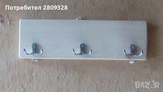 Закачалка за стена, за дрехи, ключове, чанти, снимка 2 - Закачалки - 52270226
