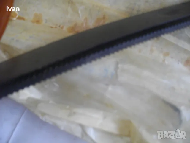 НОВО РЪЧНО АВТОТЕНЕКЕДЖИЙСКО РЕНДЕ ЗА МЕКИ МЕТАЛИ СОЦ БЪЛГАРСКО НРБ 1984г. ЗИМ ГАБРОВО 350мм, снимка 12 - Други инструменти - 49702596