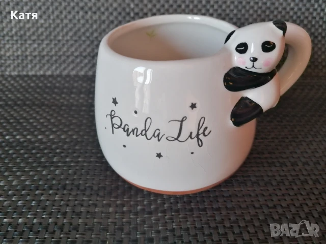 Чаша "Животът на пандата", снимка 2 - Чаши - 50671588