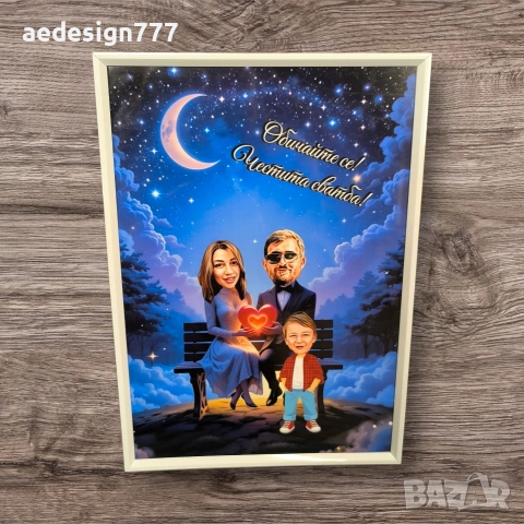 Карикатура по ваша снимка , снимка 16 - Картини - 53123094