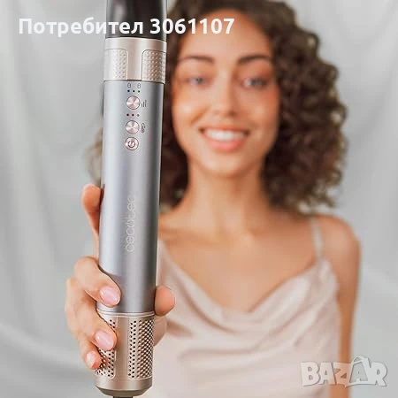 Четка с горещ въздух Cecotec стайлер за коса с 2 приставки 1400W, снимка 3 - Други - 50561070