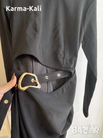 Нова рокля в черно , снимка 4 - Рокли - 52302354