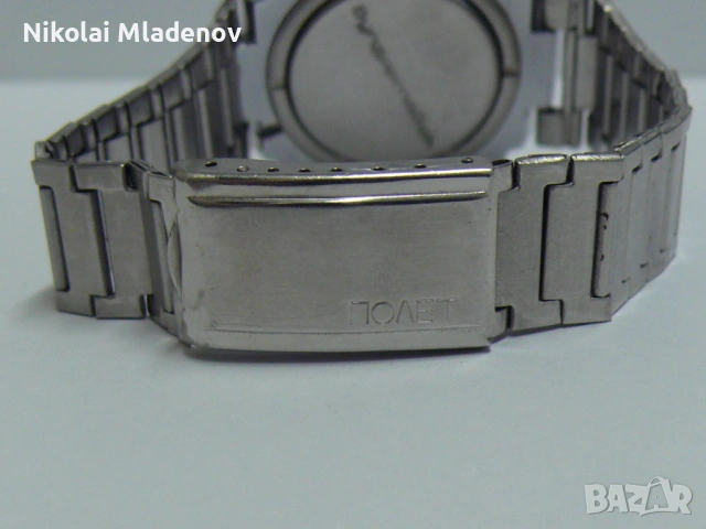 Съветски Полет/POLJOT Мъжки ръчен часовник, работещ! С дата, снимка 10 - Мъжки - 53180454