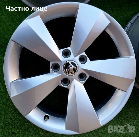 Продавам 4бр оригинални 17-ки джанти за Шкода Кодиак, Карок, Октавия, Супърб , снимка 3 - Гуми и джанти - 53622605