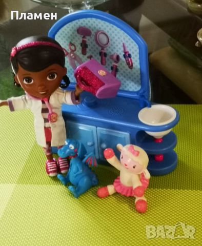 Със звук - Комплект за игра Doc McStuffins Disney , снимка 9 - Кукли - 45566370