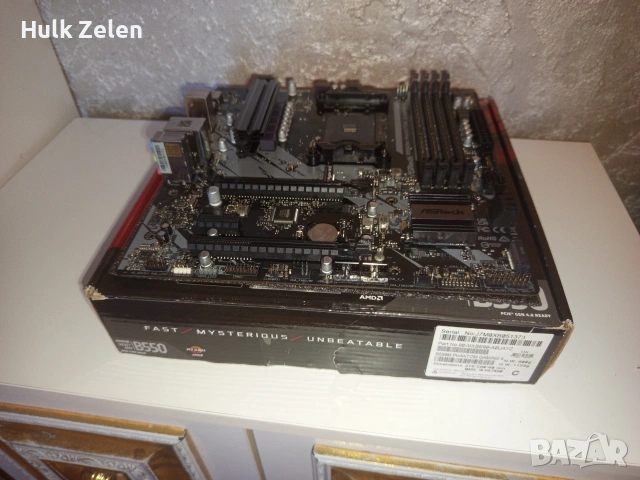 asrock b550 phantom geming 4, снимка 5 - Дънни платки - 54224663