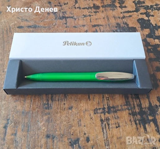 химикалка Pelikan Пеликан Германия с метален клип рядък модел , снимка 8 - Ученически пособия, канцеларски материали - 53898983