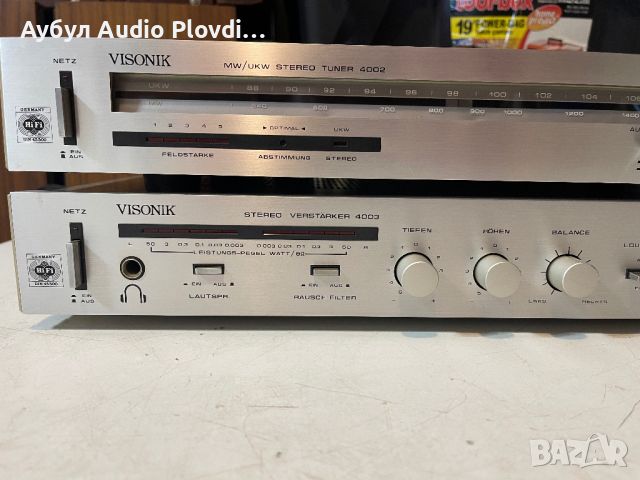 Hi -Fi Visonik 4003 stereo Усилвател  Hi-Fi Stereo Радио Visonik 4002 , снимка 5 - Ресийвъри, усилватели, смесителни пултове - 45984048