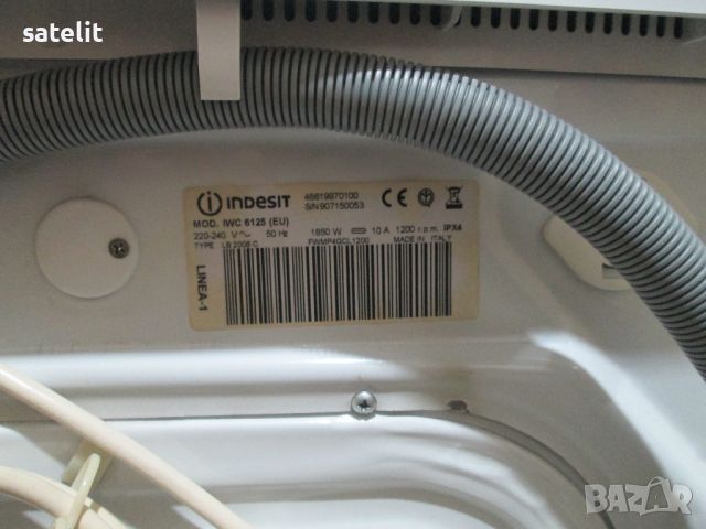Продавам пералня INDESIT IWC6103 запазена за части или ремонт, снимка 5 - Перални - 45498170