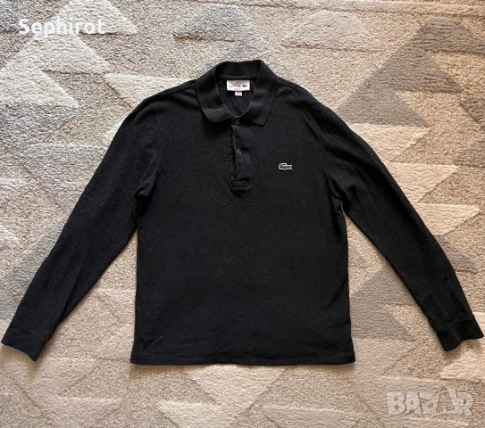 Lacoste Classic Fit поло с дълъг ръкав (L1313), снимка 3 - Блузи - 54099280