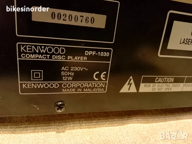 Kenwood DPF1030 плейър красавец в цвят шампанско , снимка 6 - Декове - 53195799