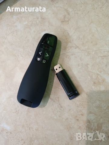 Лазерна показалка / Безжичен презентатор R400 с лазерна показалка | 2.4GHz, снимка 3 - Клавиатури и мишки - 53593807