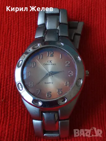 CALVIN KLEIN QUARTZ SWISS MADE КРАСИВ ФЕШЪН КВАРЦОВ ЧАСОВНИК с ВЕРИЖКА 44077, снимка 17 - Мъжки - 45101768