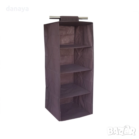 1871 Висящ органайзер за дрехи с 4 рафта висяща етажерка, снимка 7 - Органайзери - 31423596