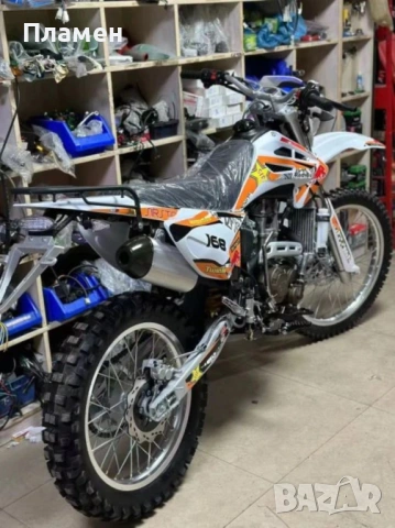 Ендуро 250cc Zongshen • НА 300 км • Като нов • Стартер+Кик • Топ състояние, снимка 3 - Мотоциклети и мототехника - 54145002