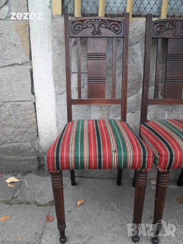  Ретро трапезни столове 3бр №020, снимка 4 - Столове - 52719647