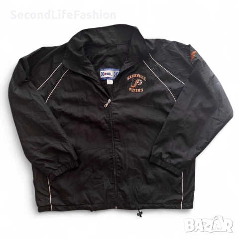 Винтидж яке Kobe мъжко размер XL, черно, ветровка , 90-те