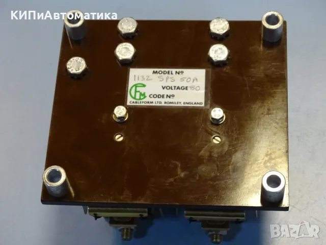 Контактор CABLEFORM Model 1132 SPS 50A contactor 80 volts, снимка 7 - Резервни части за машини - 49726563