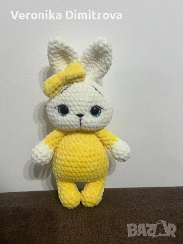 Плетени играчки -зайчета, снимка 2 - Плюшени играчки - 51054646