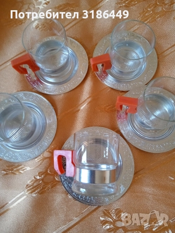 Руски огнеупорен сервиз за кафе, снимка 5 - Сервизи - 52925007