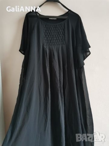 ЕФЕКТНА РОКЛЯ ZIZI 3XL-4XL, снимка 1 - Рокли - 46116514