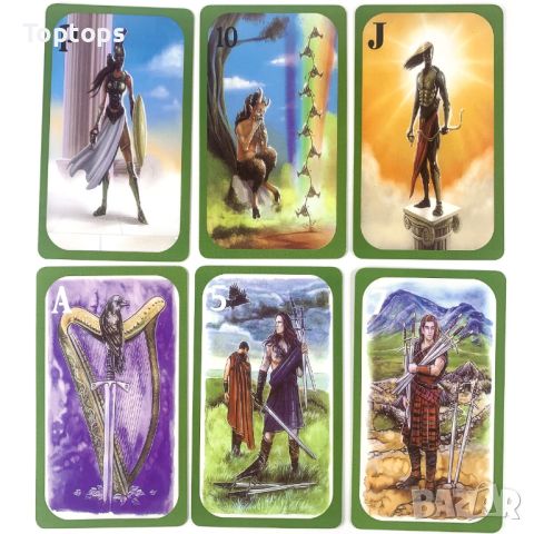Таро карти: Circle of Life Tarot & Fantastic Myths and Legends Tarot, снимка 12 - Карти за игра - 33748659