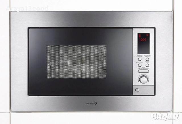 Микровълнова фурна за вграждане с грил Hanseatic AB820BVX-S0EE, 1250 W, 20 л