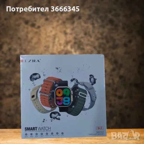 Стилен смарт часовник, Smart Watch Ezra, 5+1 SW133, снимка 8 - Смарт гривни - 49247050