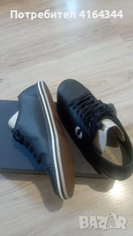 Черни кецове на  Fred Perry , снимка 3 - Кецове - 50736587