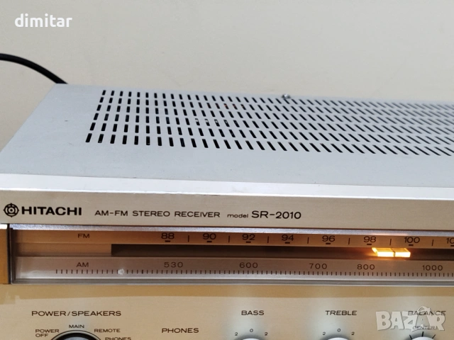 Стерео приемник тунер HITACHI AM - FM-SR 2010 - Япония, снимка 3 - Ресийвъри, усилватели, смесителни пултове - 53883482
