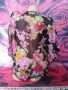 Многоцветна феерична блуза от шифон тип пеперуда М, снимка 2