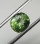 Уникален колекционерски камък – 4.50 карата натурален рутилен ябълково-зелен перидот от Пакистан!, снимка 5
