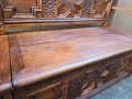 Уникална ретро пейка с дърворезба, снимка 3