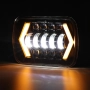 LED Фарове 200W 20x14 см за Jeep Wrangler YJ и Cherokee XJ Daihatsu, снимка 7