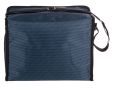 Чанта изотермична правоъгълна синя карирана с цип 31х20х24см, снимка 3