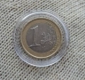 Рядкка Монета от 1 евро Испания 2003г, снимка 1