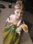 Голяма стара английска порцеланова фигура Royal Doulton Fleur/1967 статуетка 20см, снимка 5