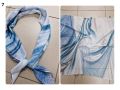 Красив дамски шал в различни принтове 70/70см, 100 процент памук, снимка 5