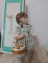 Винтидж порцеланова кукла Саманта от колекция Джордж, сертификат, снимка 7
