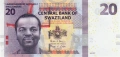 ❤️ ⭐ Свазиленд 2017 20 емалангени UNC нова ⭐ ❤️, снимка 2
