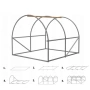 Здрава конструкция за оранжерия - поцинковани тръби и лесен монтаж, снимка 7