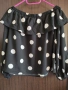 кокетна шифонена блуза с бели точки, снимка 2