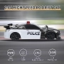 Нова играчка RC Полицейска дрифт кола 1:14 4WD с LED фарове и две батерии, снимка 7