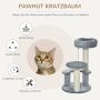 PawHut Дърво за котки 65 см с котешко легло, снимка 8