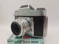 Exa II лентов фотоапарат carl zeiss jena t 1:2,8 f50 ihagee, снимка 5