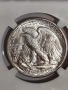 АМЕРИКА. 50 CENTS 1942 D год. NGC MS 63, снимка 3